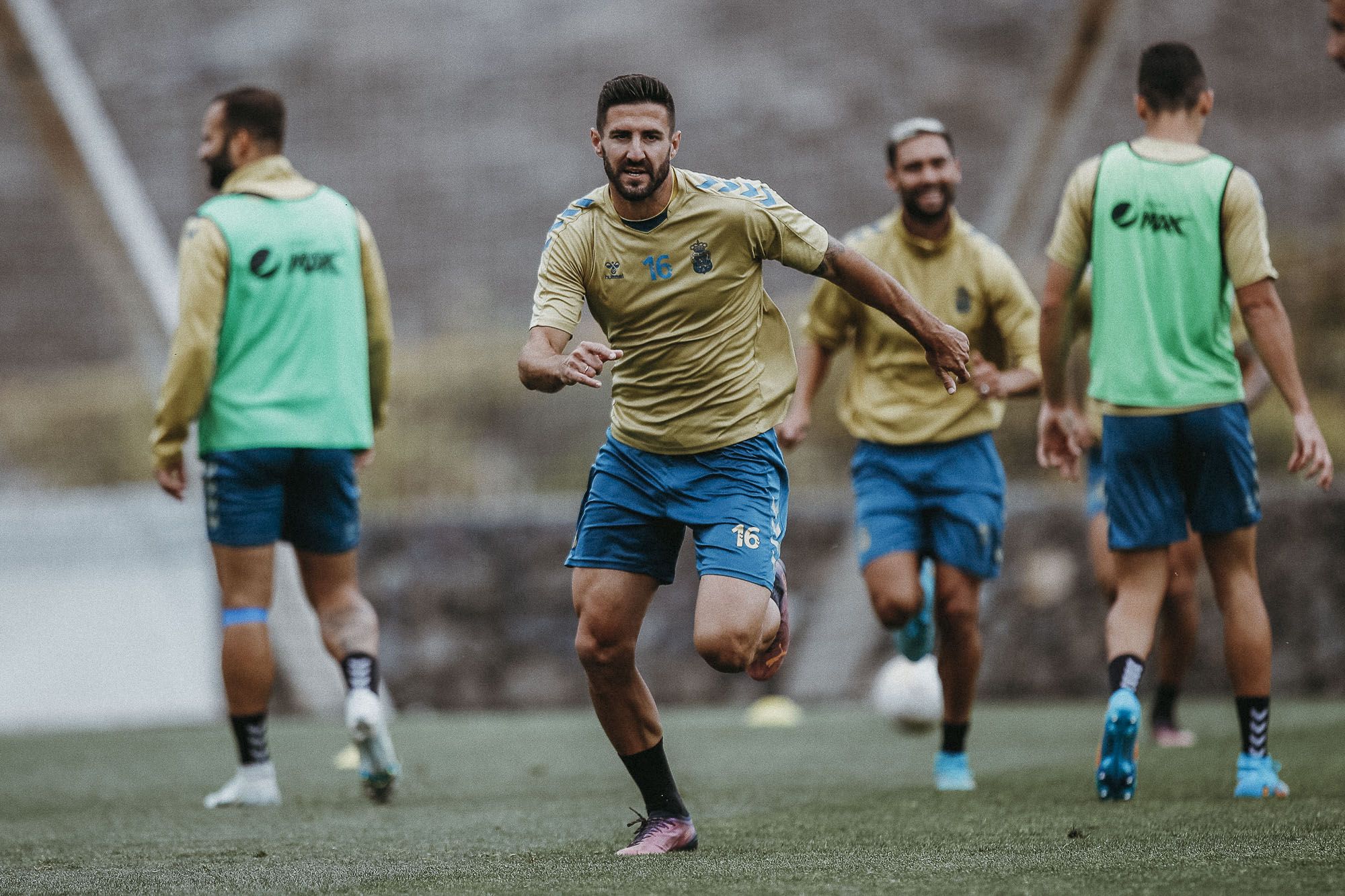 Raúl Navas durante un entrenamiento (Foto: UDLP)