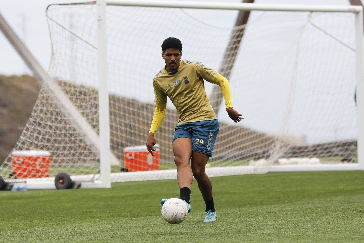 Saúl Coco durante un entrenamiento (Foto: UDLP)