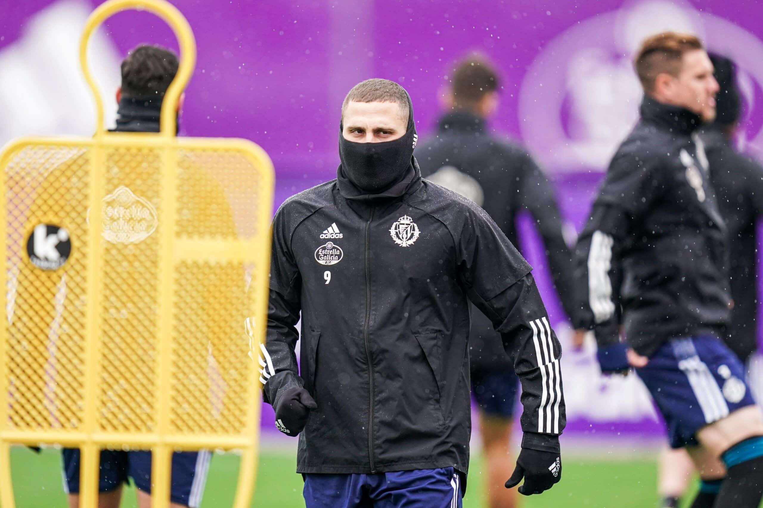Wissman durante un entrenamiento (Foto: Real Valladolid)