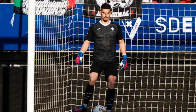 Ander Cantero la pasada campaña en el Eibar (Foto: SD Eibar)