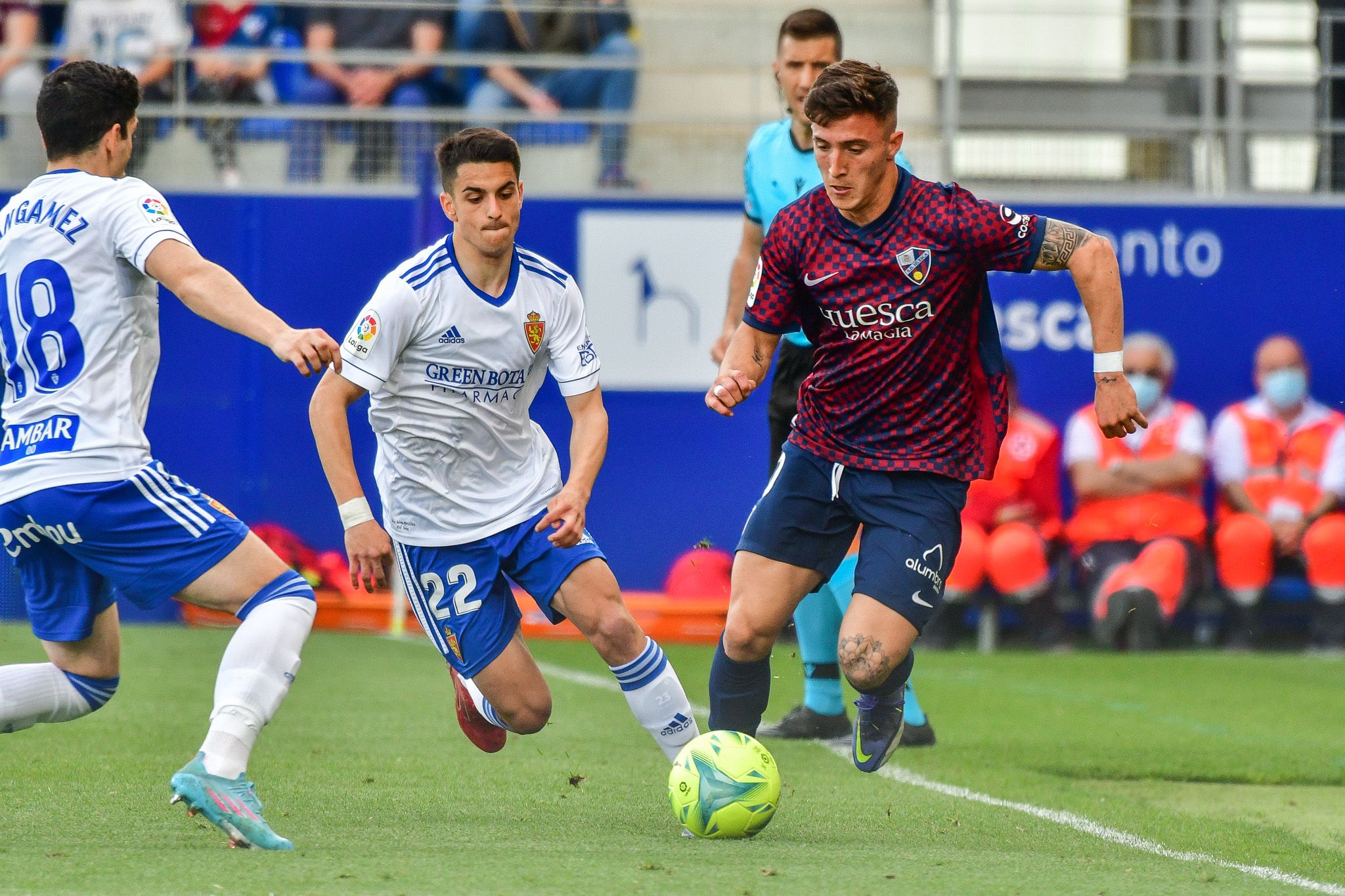 Lance de un Huesca-Zaragoza