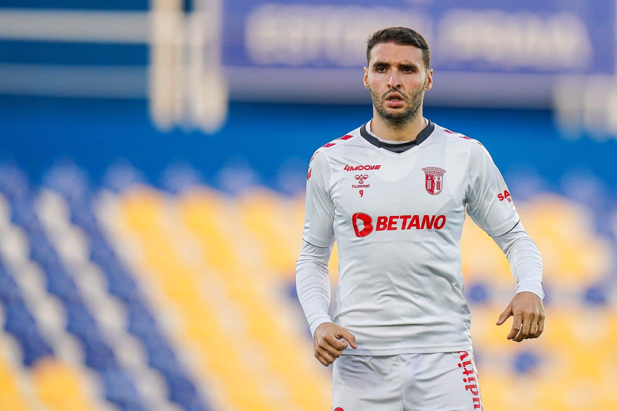 Abel Ruiz durante un partido: Foto: SC Braga