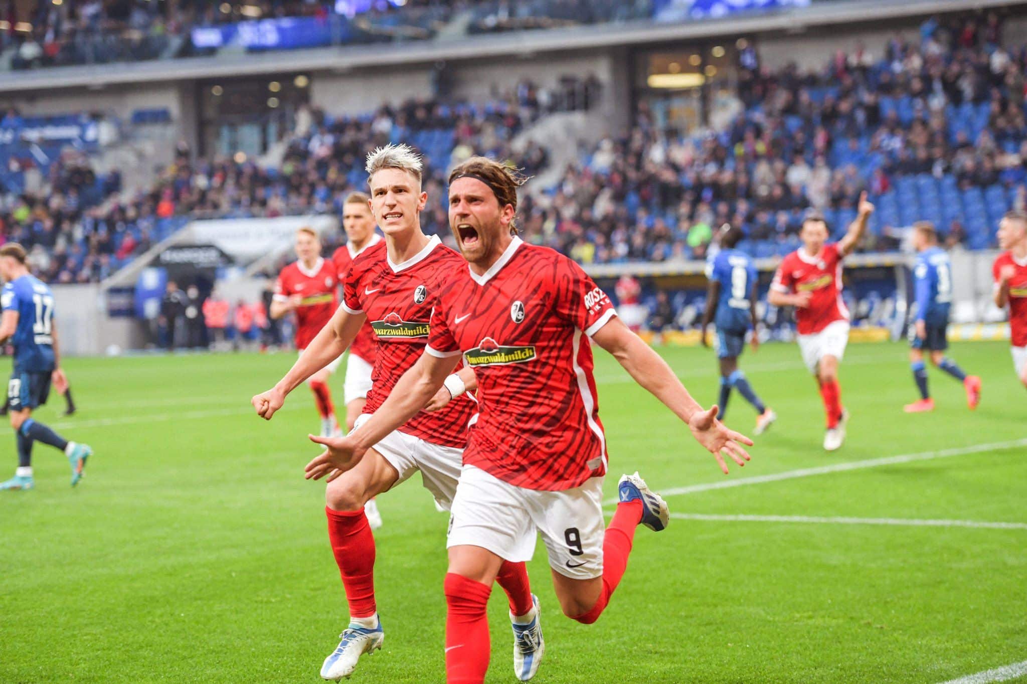 Hoffenheim 3-4 Friburgo: los 'buitres' apenas han perdido 2 encuentros en todo el 2022. Fuente: (@scfreiburg).