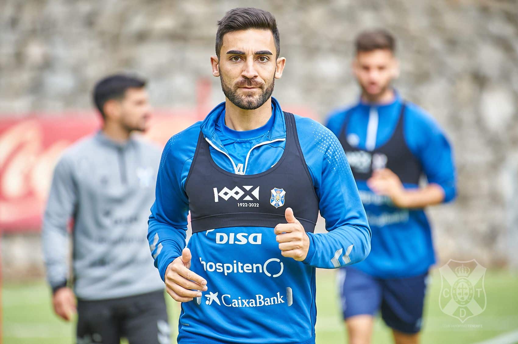 José León durante un entrenamiento (Foto: CD Tenerife)