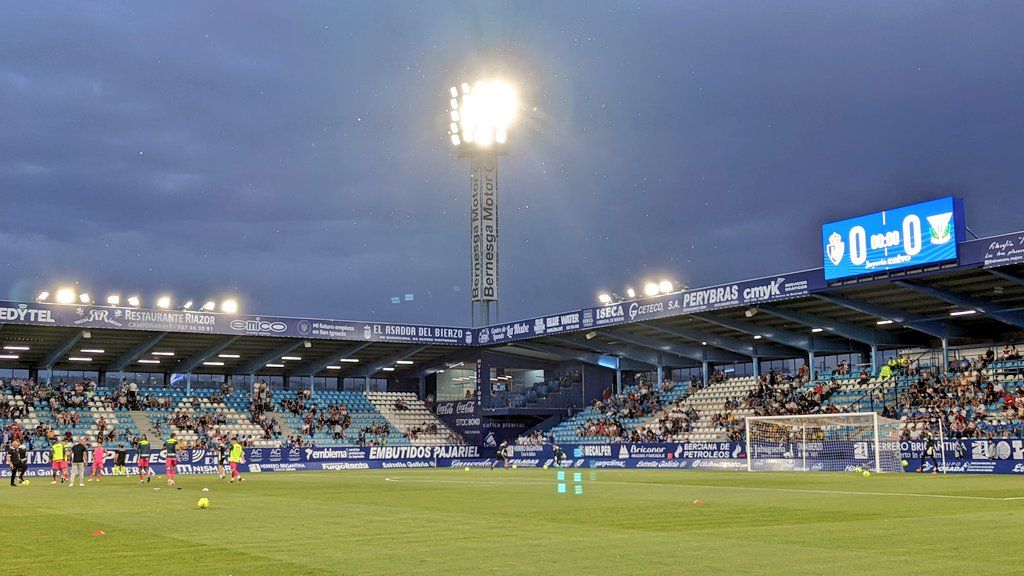 El Toralín vio como su equipo se despedía del playoff. Imagen @CDLeganes