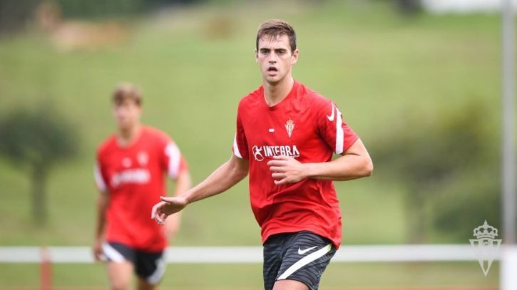 Jordi Pola en un entrenamiento