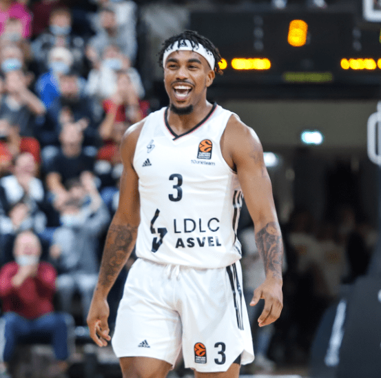 Chris Jones aterriza en Valencia. Fuente: LDCL ASVEL Villeurbanne.
