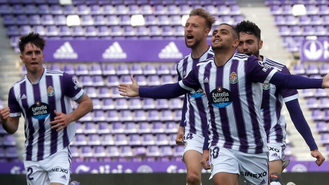 Moha Moukhliss con el Real Valladolid