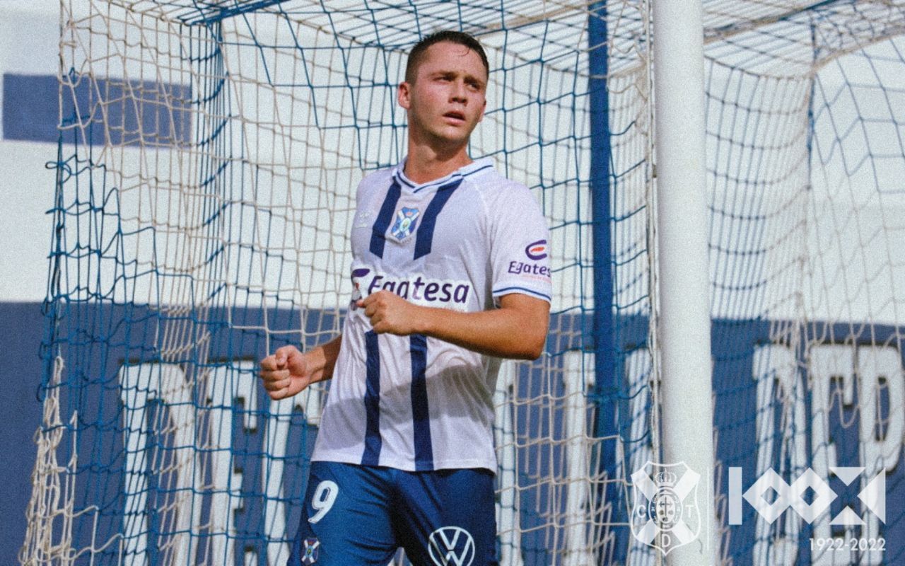 Borja Garcés en su etapa en el CD Tenerife