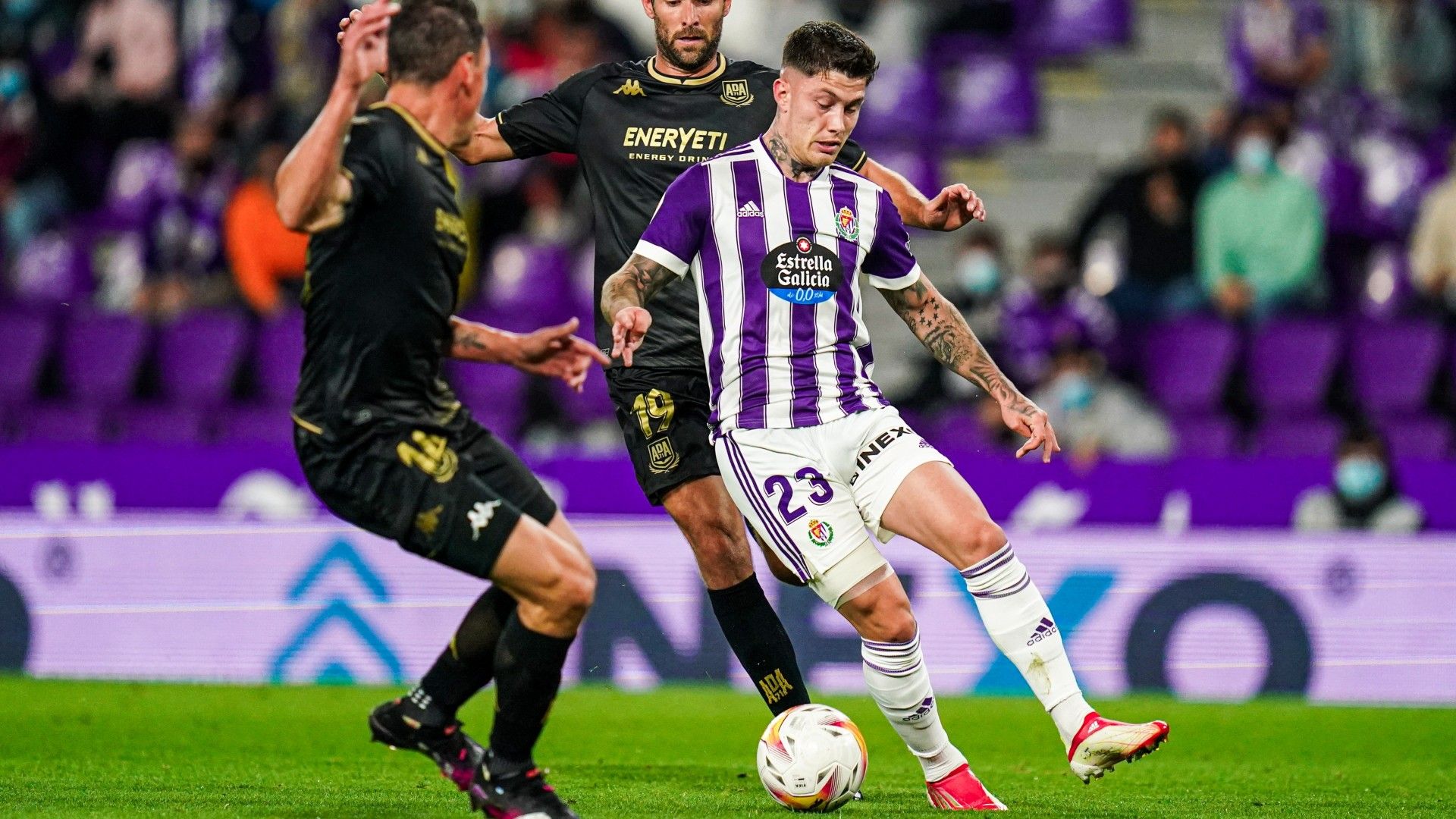 Cristo González en el Real Valladolid el curso pasado (Foto: Real Valladolid)