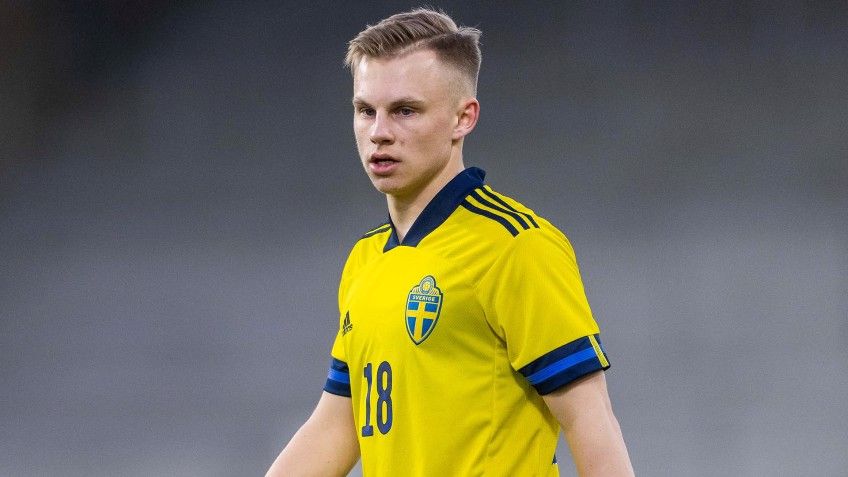 Isak Jansson con la selección sub19 sueca