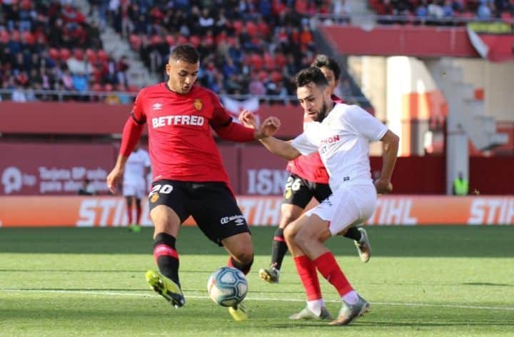 Sedlar en un partido frente al Sevilla (Foto: RCD Mallorca)