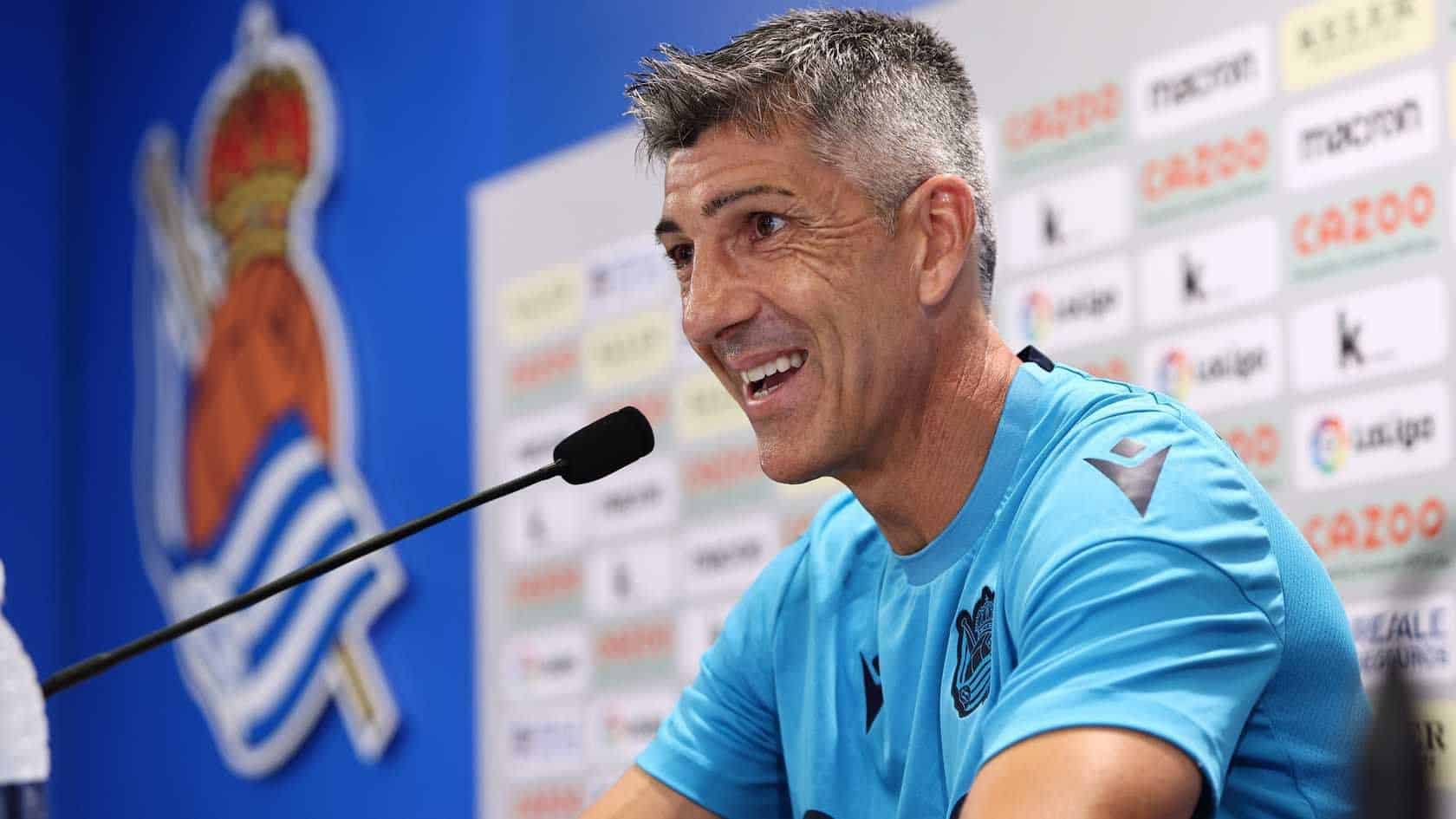 Alguacil en rueda de prensa (Fuente: Real Sociedad)