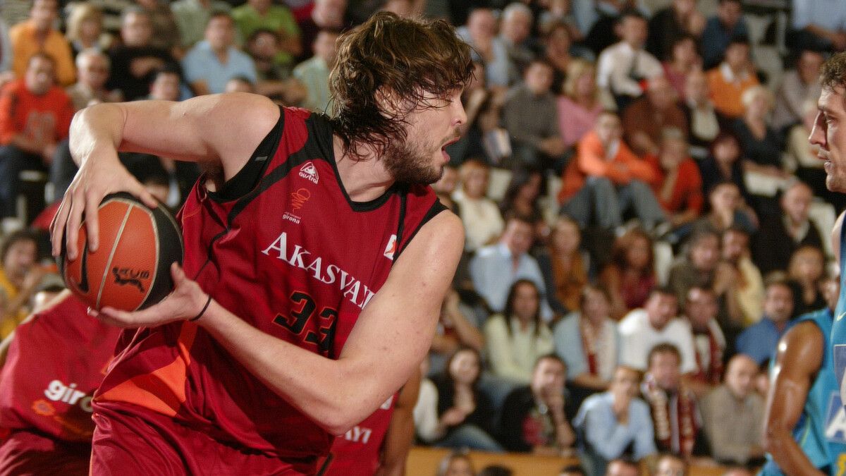 Marc Gasol en el 2007 con el Akasvayu Girona