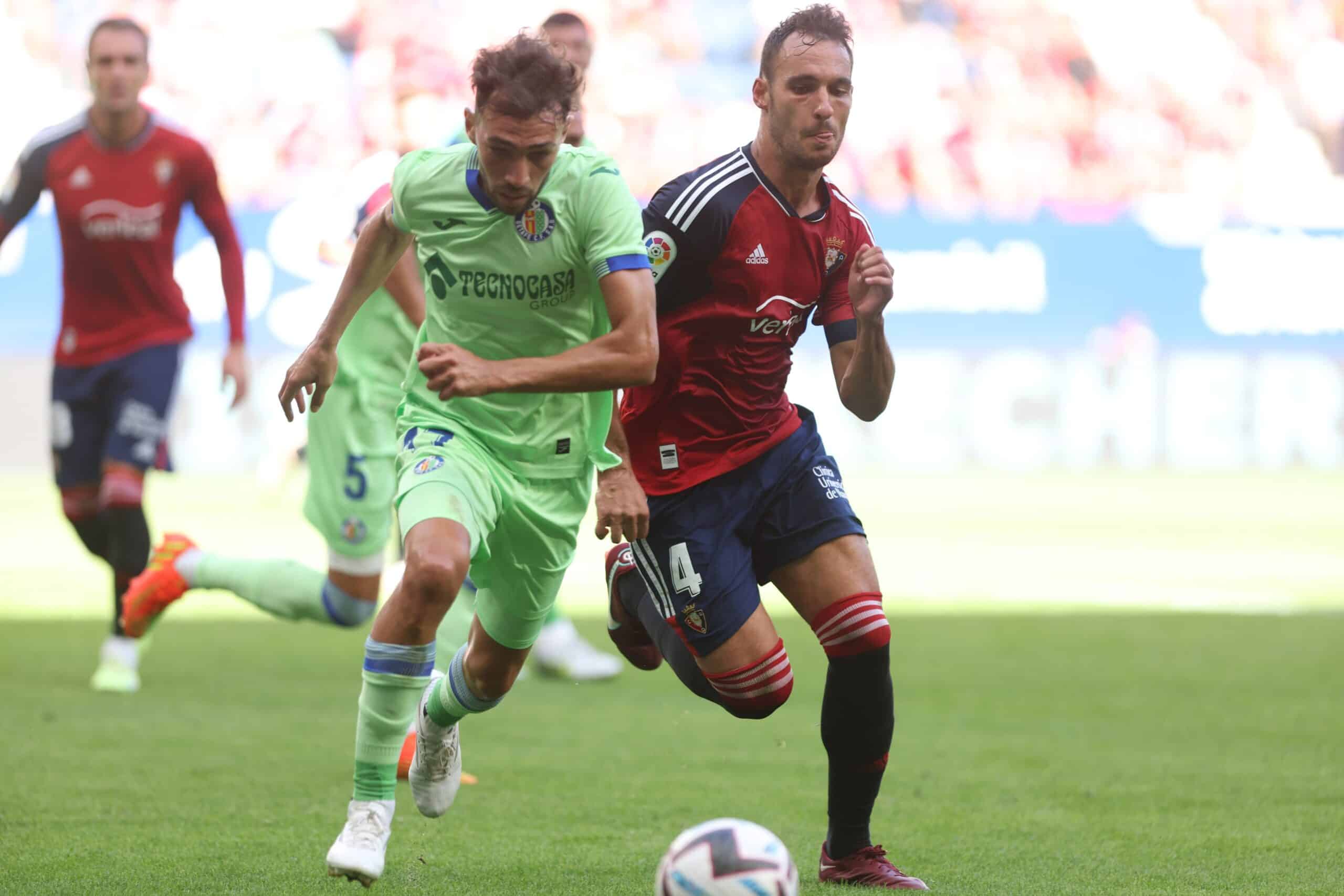 Imagen de un lance del partido. Fuente: @Osasuna