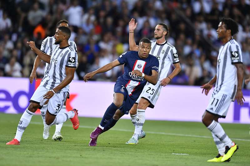 PSG 2-1 Juventus: Mbappé anotó su 35° gol en la Champions League, el más joven en conseguirlo. Fuente: PSG.