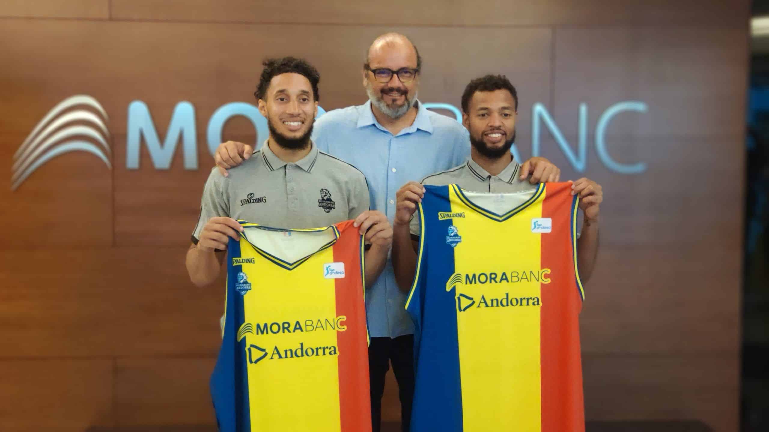 Senglin y Hannah en 2019 con el MoraBanc Andorra