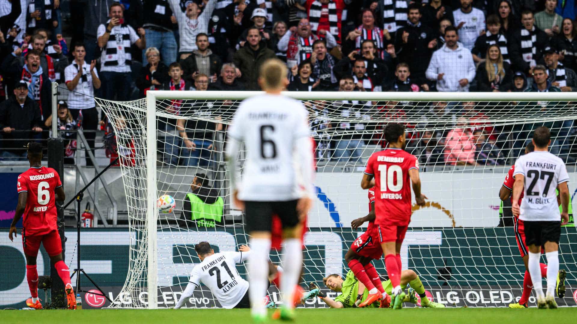 Eintracht Frankfurt 5-1 Bayer Leverkusen. Fuente: Bayer Leverkusen.