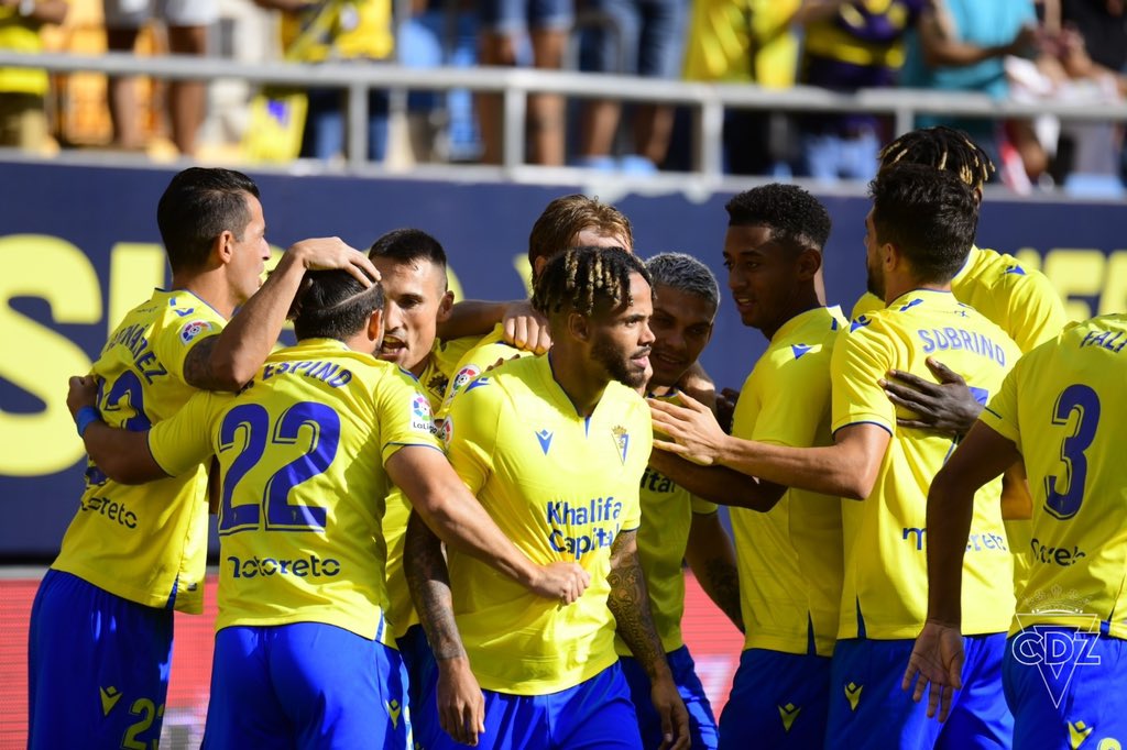 Cádiz celebra gol