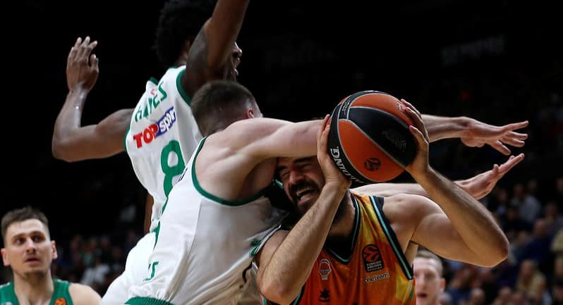 Valencia Basket fue nuevamente superado por su rival en el apartado físico. Fuente: M.A. Polo (VBC).
