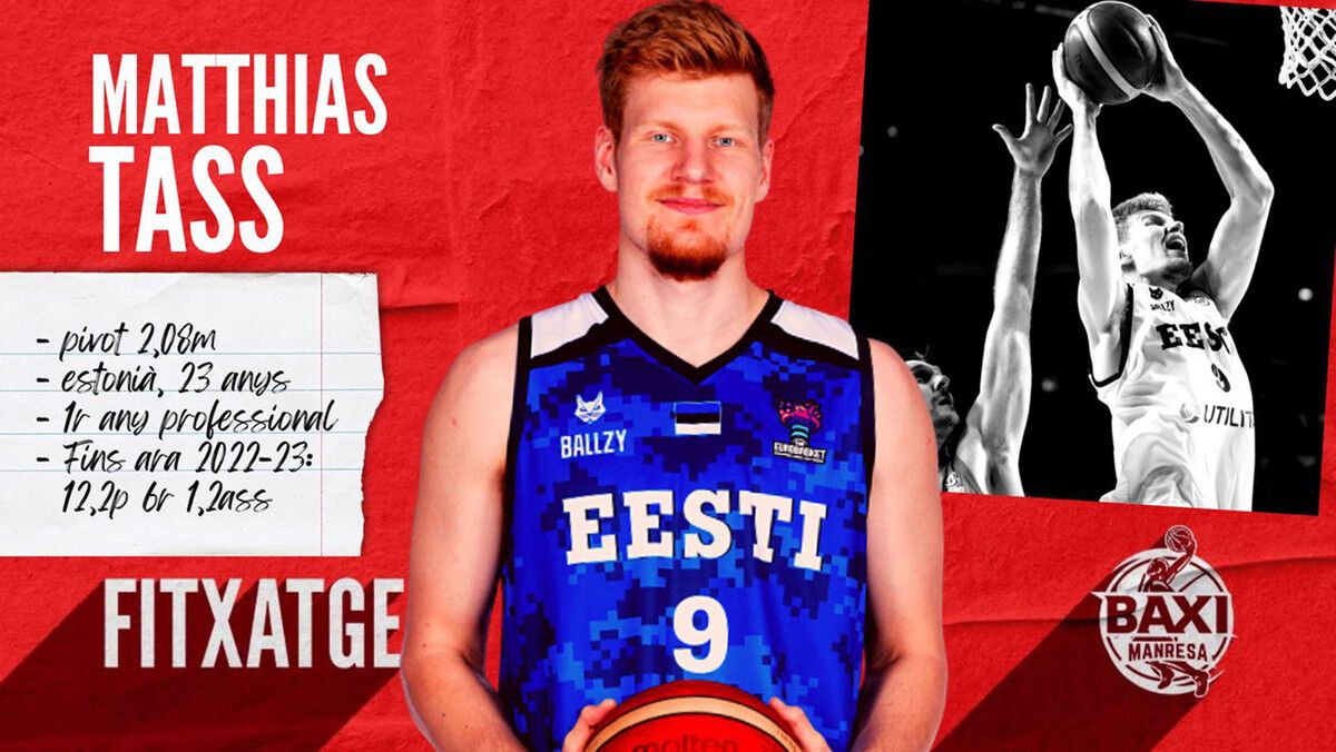 Mathias Tass nuevo jugador de Baxi Manresa /ACB