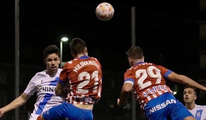 Lance de un Beasain-Sporting de Copa