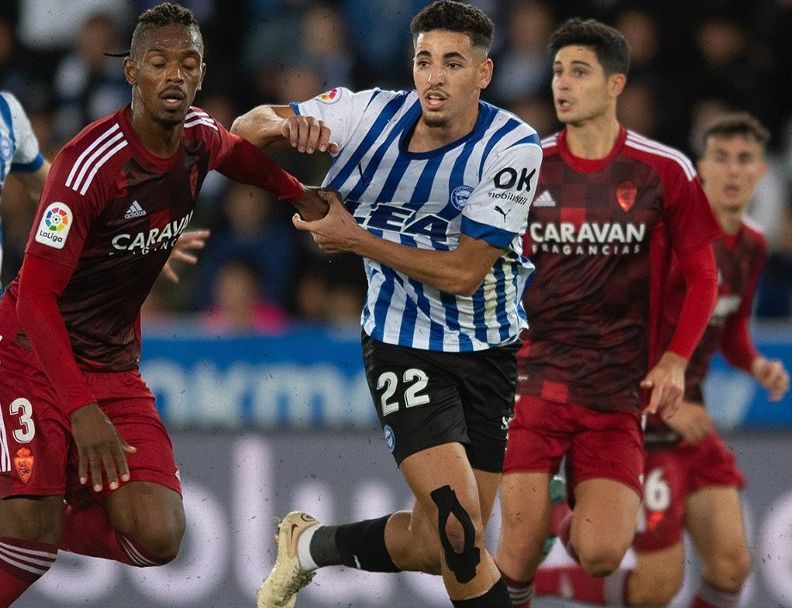 Jair y Abqar en un Alavés-Zaragoza