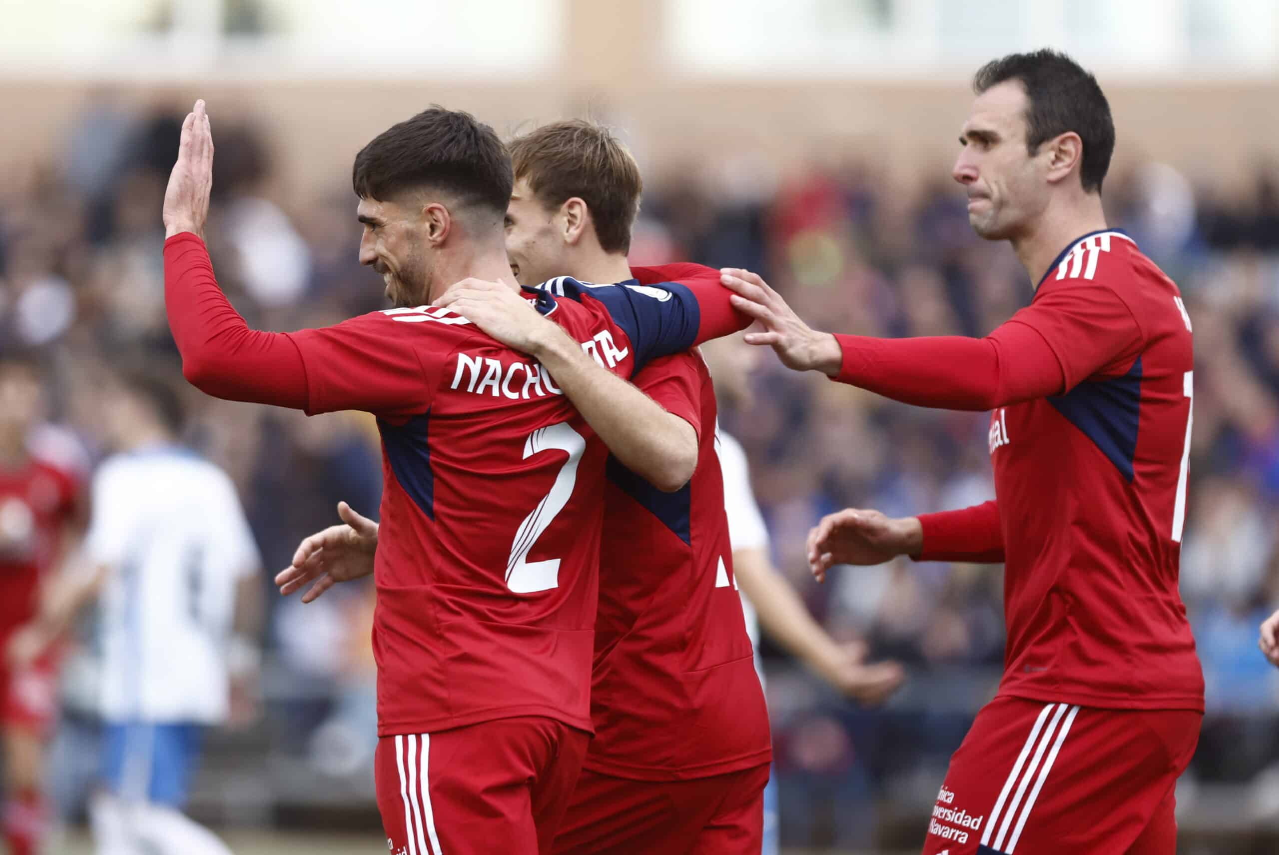 Nacho Vidal celebra su gol | Foto: @Osasuna