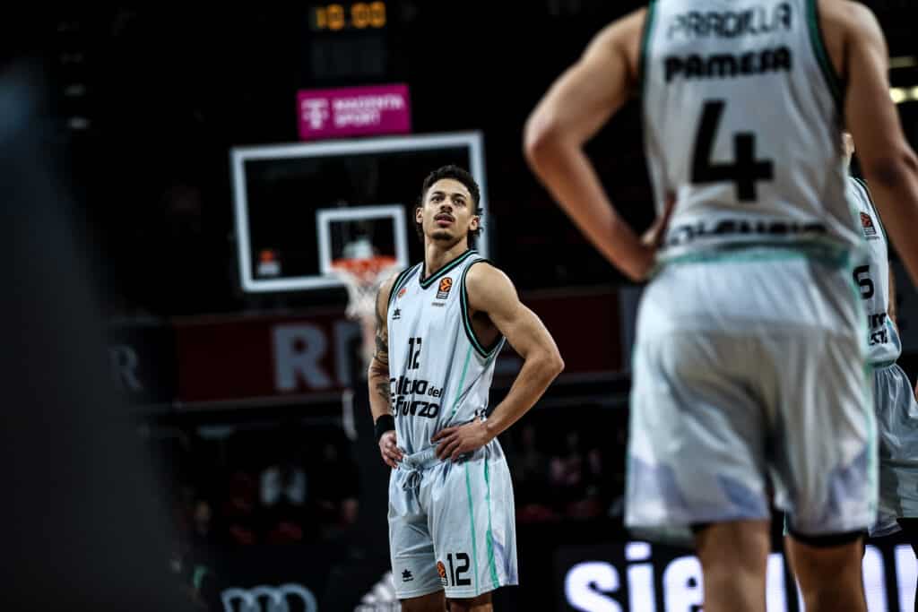 Jonah Radebaugh en el Bayern de Munich- Valencia Basket