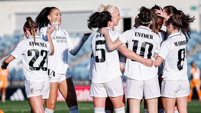 Imagen de archivo publicada por el equipo en la previa. Fuente: Twitter Oficial del Real Madrid (@realmadridfem)