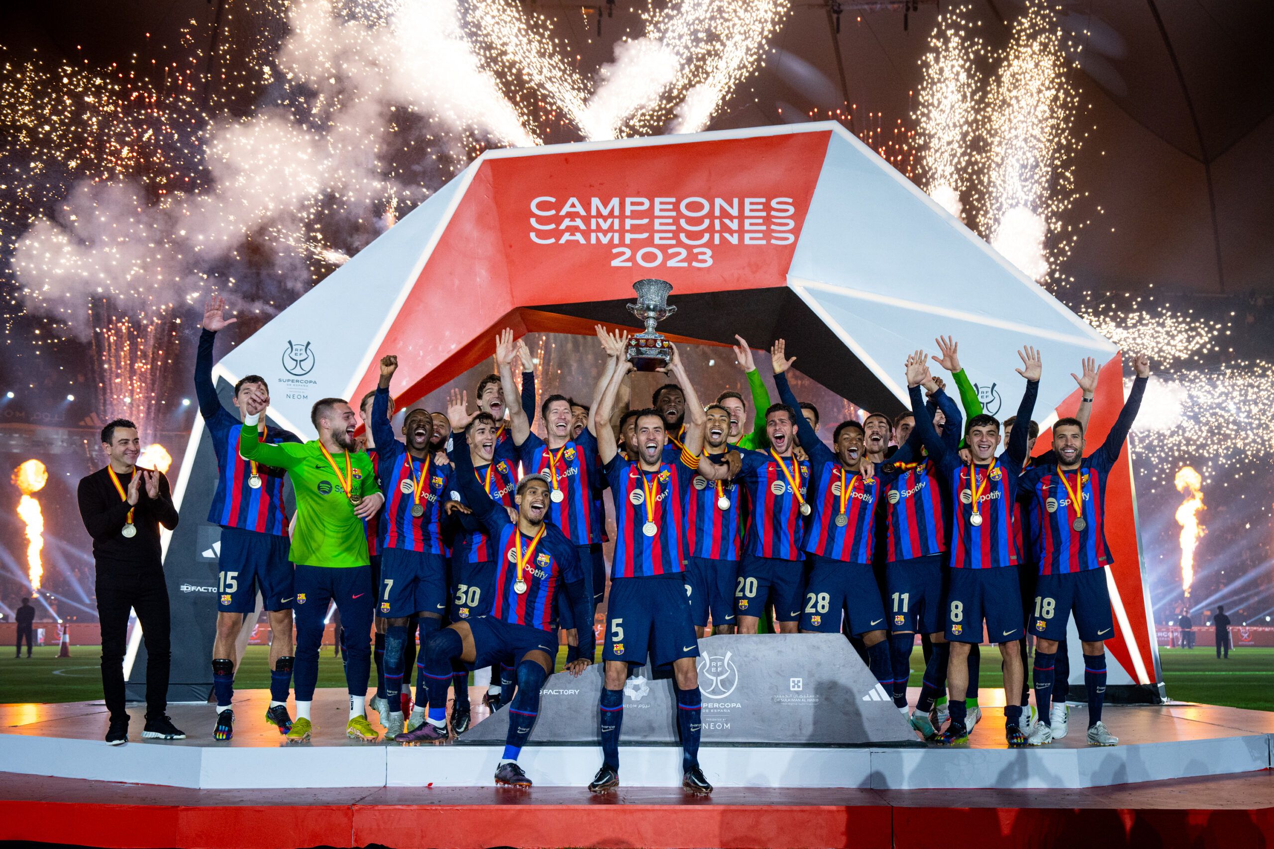 ¡El FC Barcelona se proclama campeón de la Supercopa!