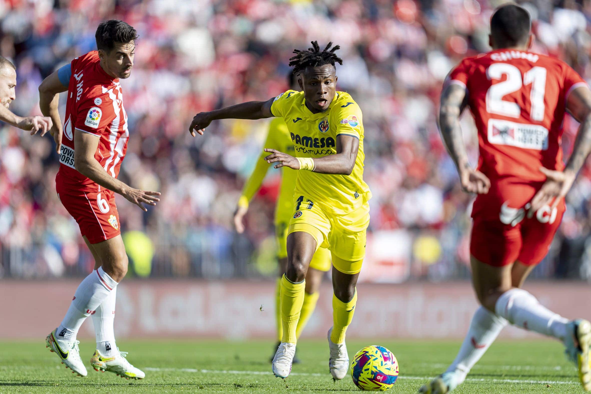 Imagen de un lance del juego. Fuente: @VillarrealCF