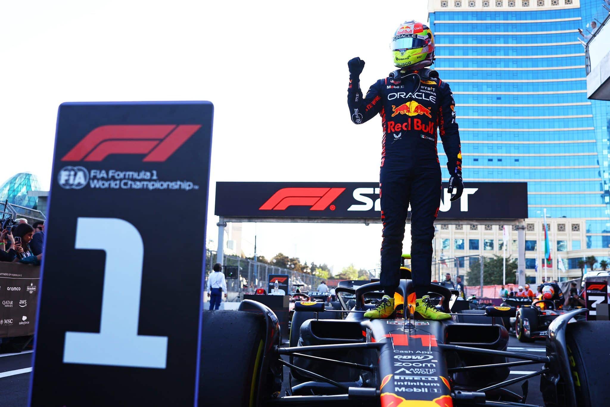 Sergio Pérez, el ganador del Sprint Race (Foto: Red Bull Racing)