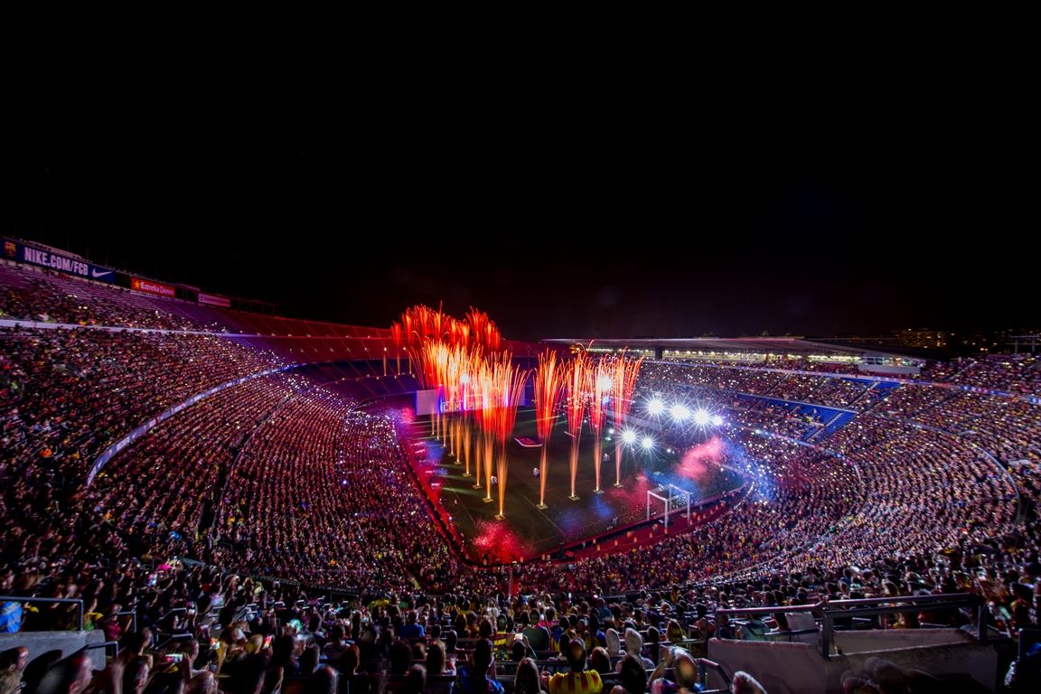 El Spotify Camp Nou durante una celebración | Fuente imagen: FC Barcelona