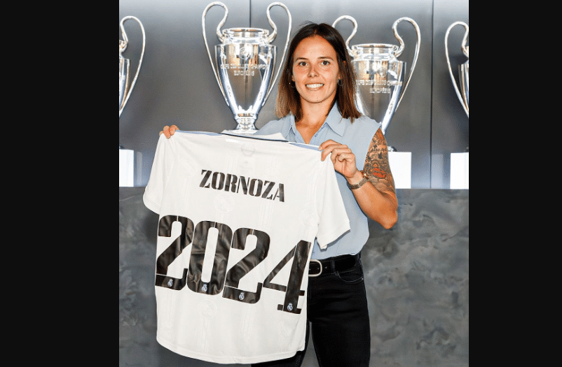 Claudia Zornoza renueva hasta 2024 con el Real Madrid. Fuente: Instagram Oficial del Real Madris (@realmadridfem)