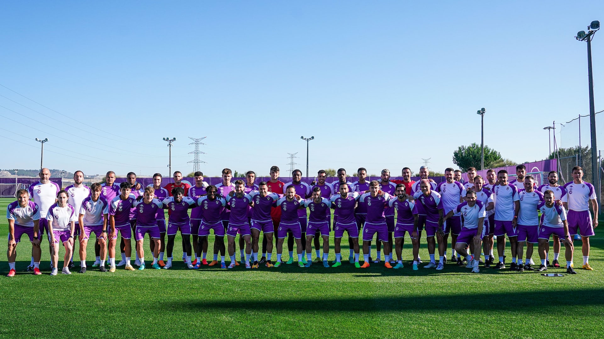 Primer entrenamiento del Real Valladolid. Foto: Real Valladolid