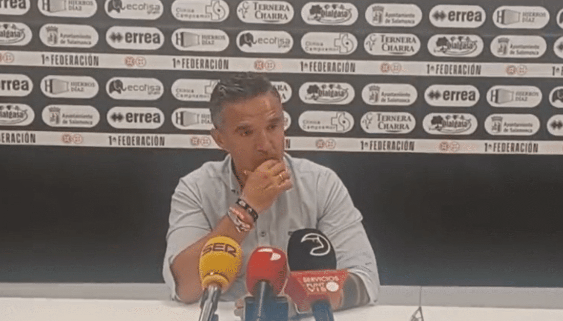 Dani Ponz entrenador de Unionistas CF. Imagen: Unionistas