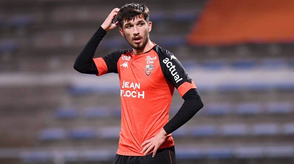 Adrian Grbic, en un partido con el Lorient