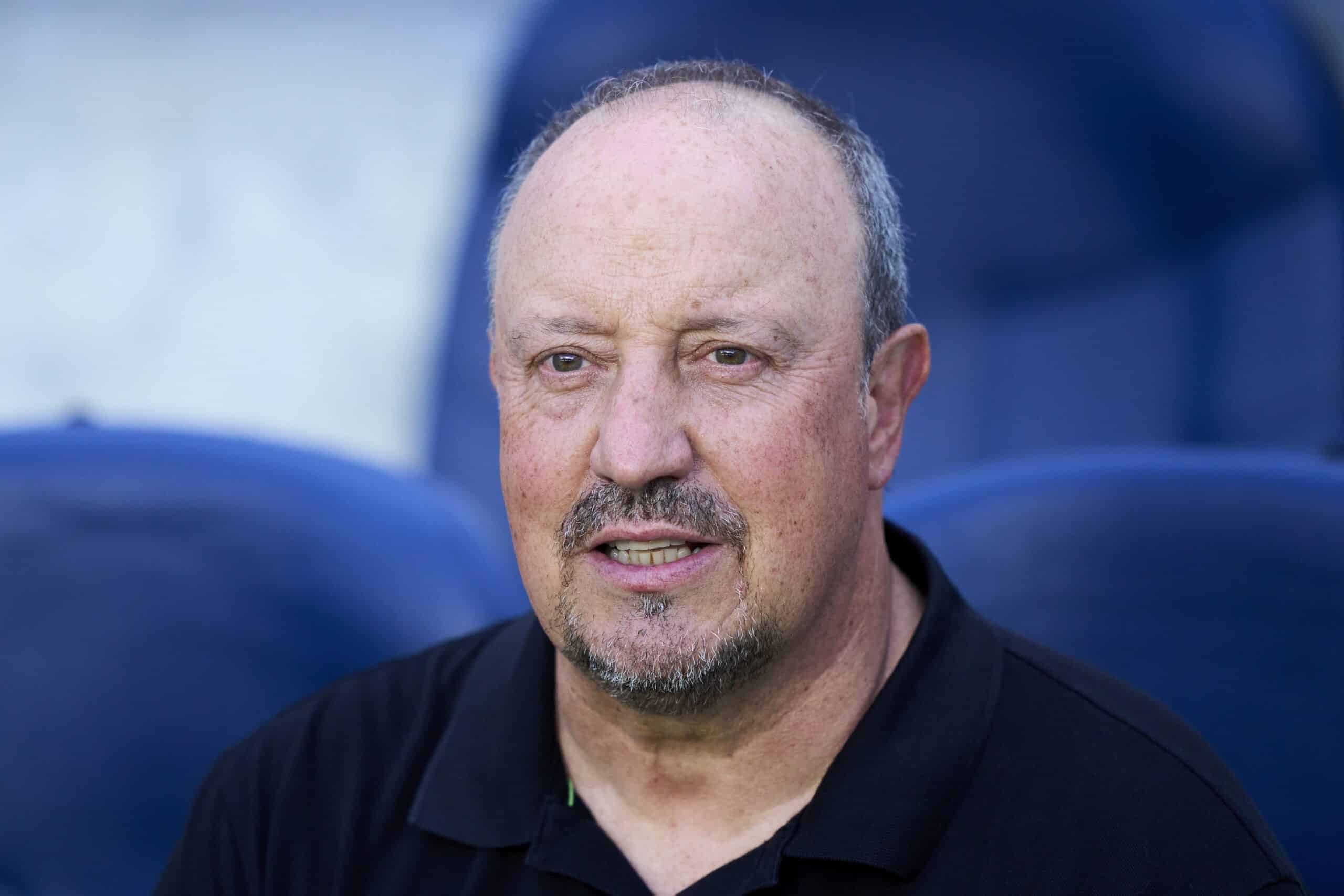 SAN SEBASTIAN, SPAIN - AUGUST 19: Head coach Rafael Benitez of RC Celta looks on prior to the LaLiga EA Sports match between Real Sociedad and Celta Vigo at Reale Arena on August 19, 2023 in San Sebastian, Spain. (Photo by Juan Manuel Serrano Arce/Getty Images)