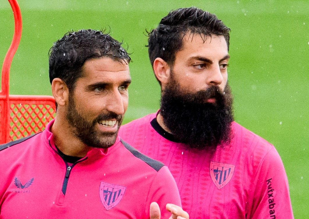 Asier Villalibre y Raúl García están de momento, a verlas venir. Imagen Athletic Club