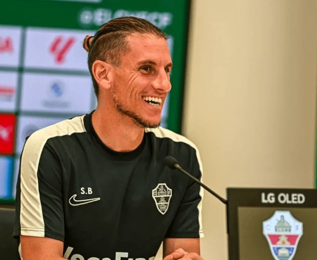 Sebastián Beccacece, sonríe de nuevo. Imagen Elche