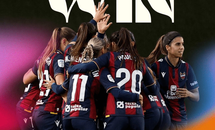 El Levante UD se impone al Real Madrid en el Alfredo Di Stéfano. Fuente: Twitter Oficial del Levante UD (@LUDFemenino)