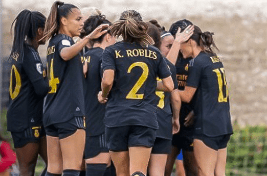 El Real Madrid se impone en Granada por primera vez en su historia. Fuente: Twtter Oficial del Real Madrid (@realmadridfem)