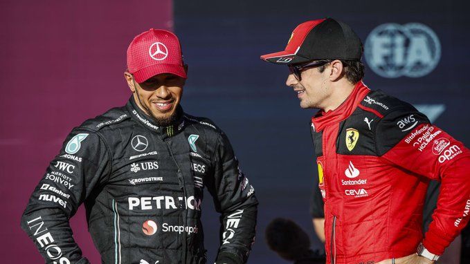 Lewis Hamilton y Charles Leclerc, la futura pareja de Ferrari | @F1