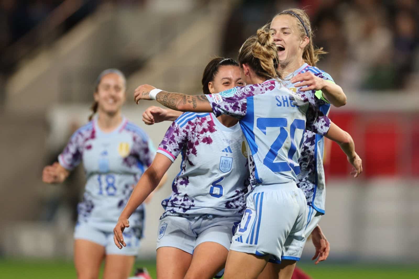 Sheila García se estrenó ante Bélgica como goleadora con la Selección. Fuente: Selección Española