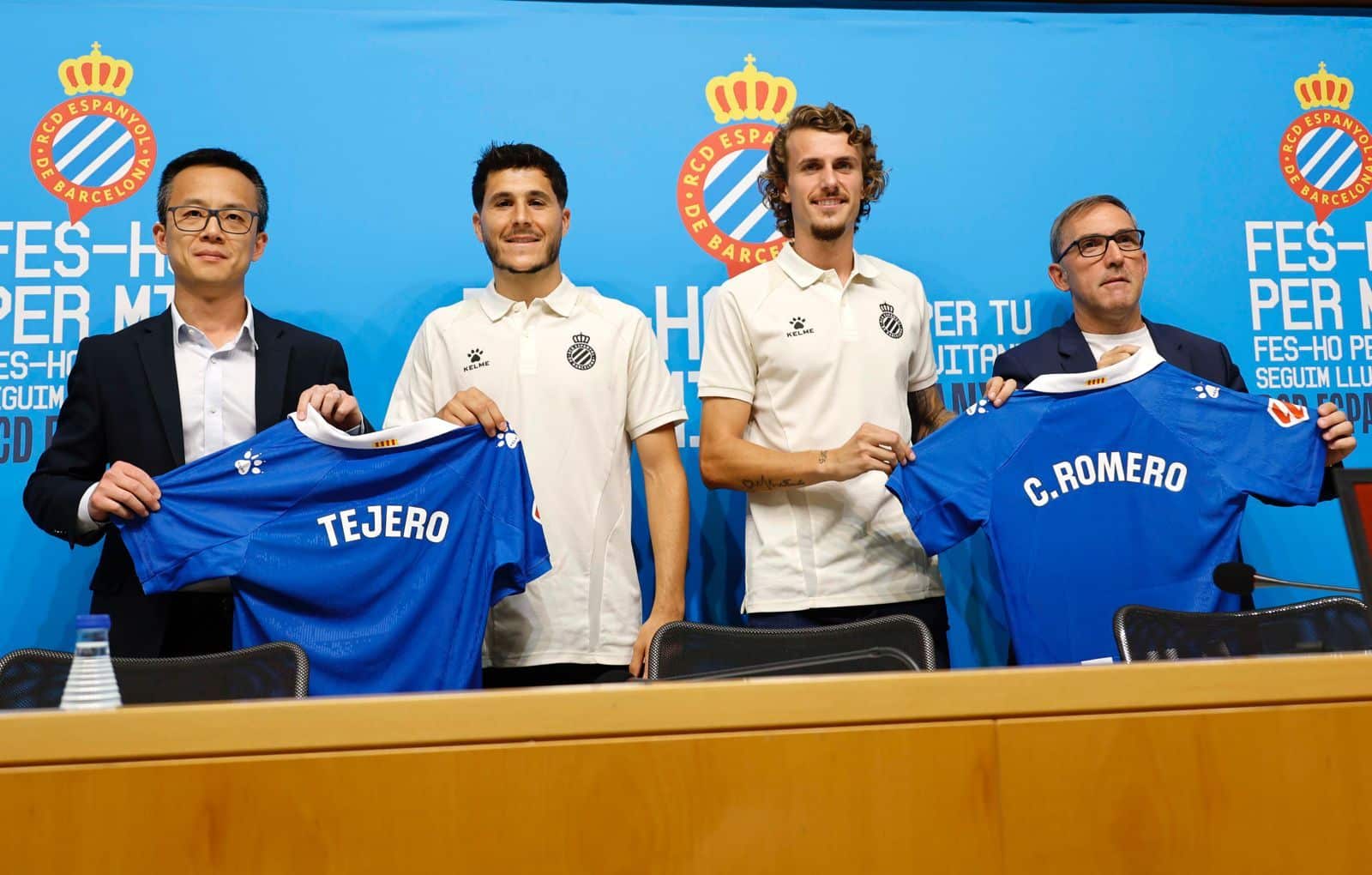 Mao y Garagarza en la presentación de Tejero y Carlos Romero