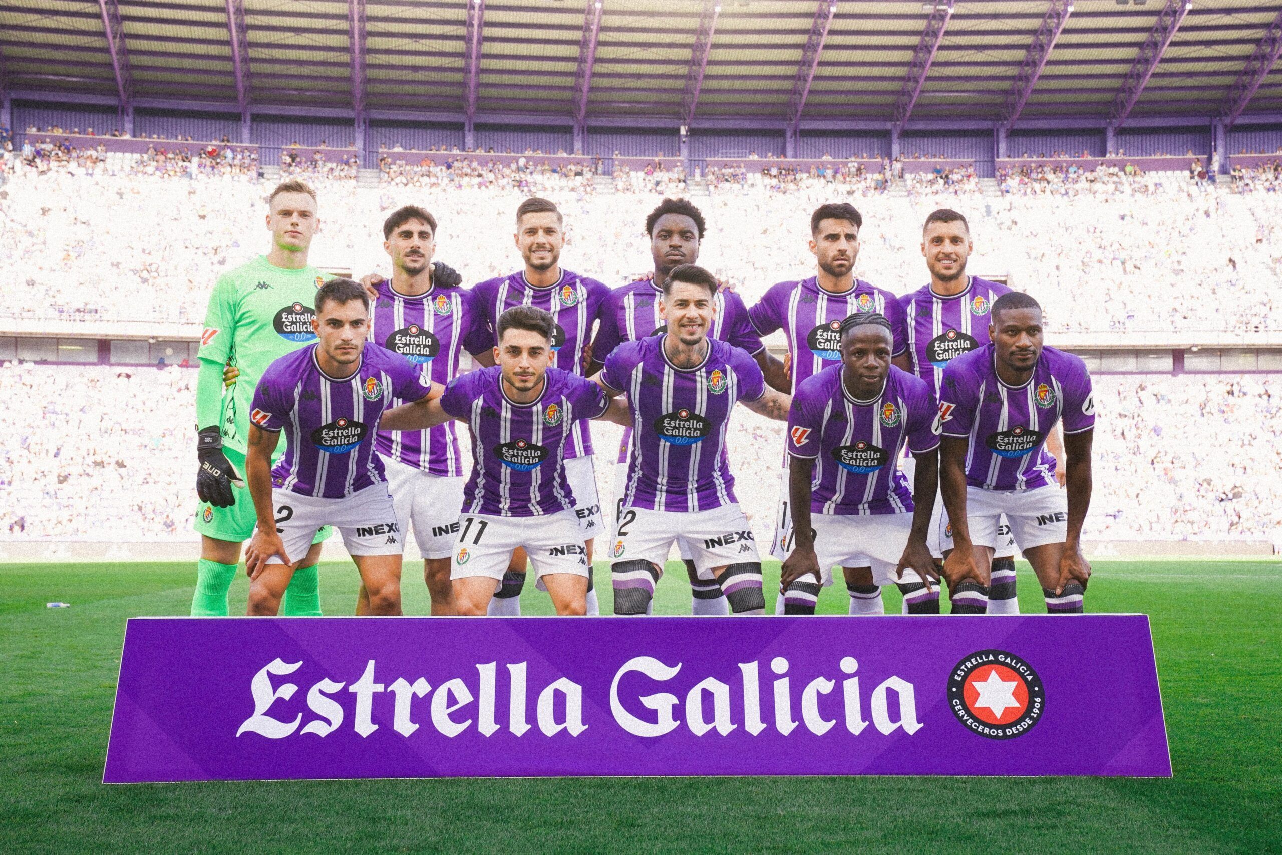 Los XI elegidos por Pezzolano ante el RCD Espanyol. Foto: Real Valladolid