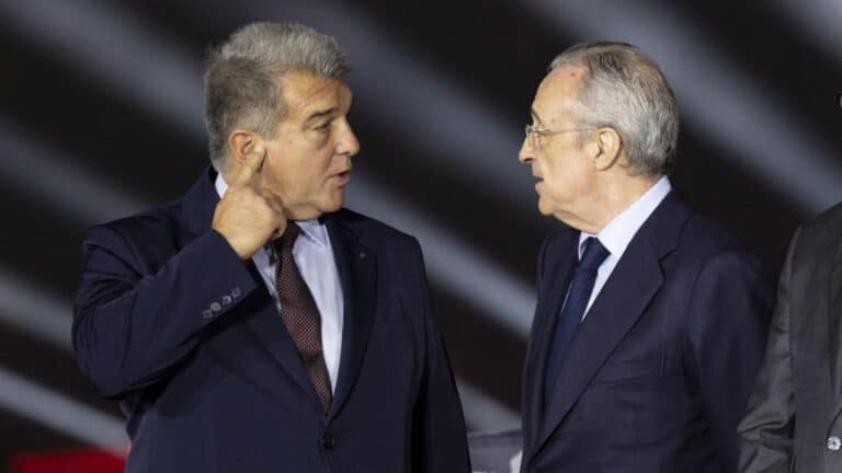 Barça real madrid laporta florentino