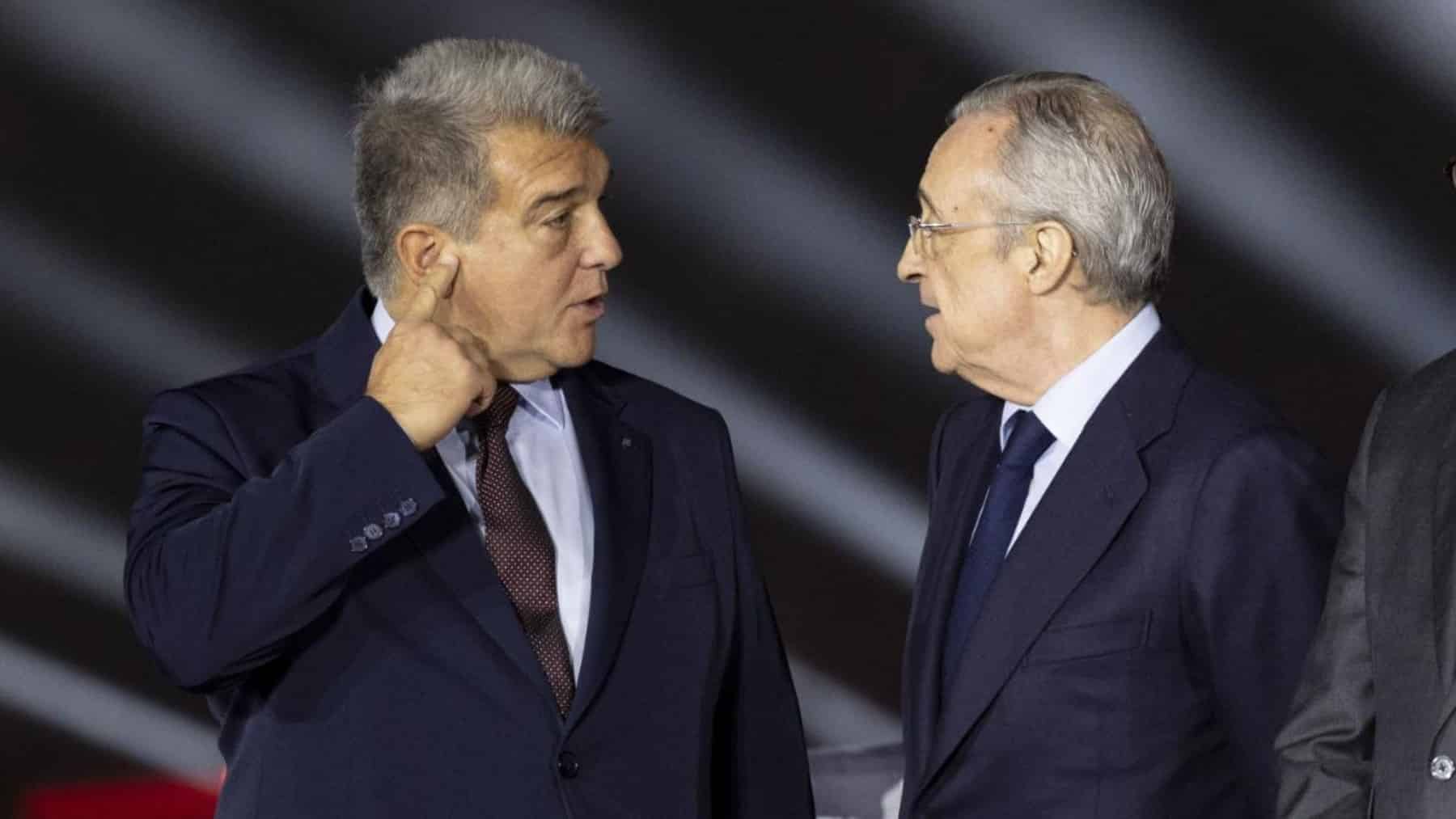 Barça real madrid laporta florentino