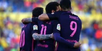 MSN Messi, suárez, Neymar Barça